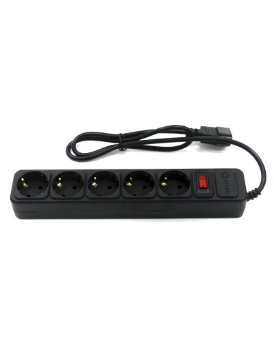 SP5B-110U. Сетевой фильтр 5 розеток, 1м, черный. 5bites в Омске