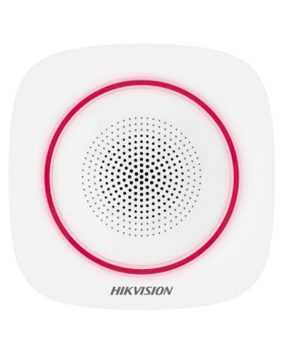 DS-PS1-II-WE(RU) Red Indicator. Оповещатель свето-звуковой радиоканальный. AX PRO Hikvision в Омске