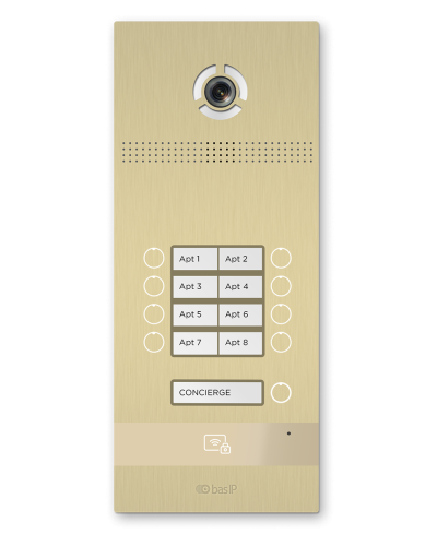 BI-08FB GOLD. Вызывная панель IP-домофона. BAS-IP в Омске
