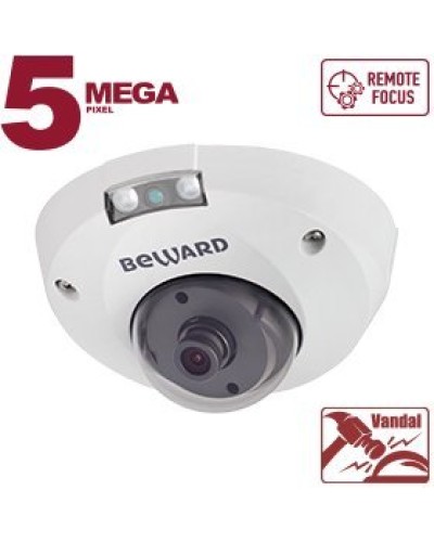 B5320DMR (6мм). Видеокамера IP купольная. Beward в Омске