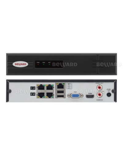 BK0104H2-P4. IP-видеорегистратор 4-канальный. Beward в Омске