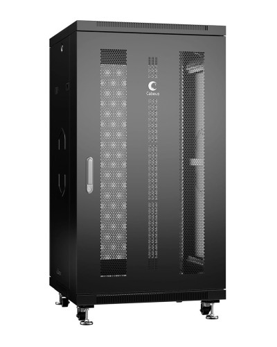 ND-05C-22U60/80-BK (8563c). Шкаф телекоммуникационный 19 напольный 22U. CABEUS в Омске