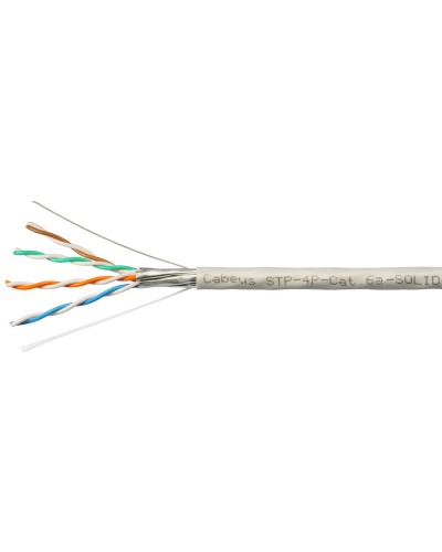 STP-4P-Cat.6a-SOLID-IN-PVC (7196c). Кабель «витая пара» (LAN) для структурированных систем связи. CABEUS в Омске
