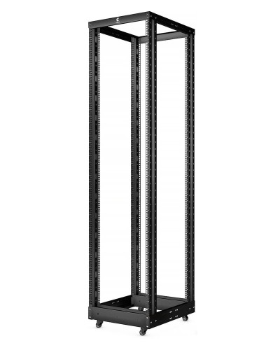 RA-42U-1000-BK (10160c). Открытая стойка 19, 42U, двухрамная, усиленная, цвет черный. CABEUS в Омске