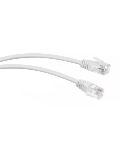 PC-TEL-RJ12-2m (7889c), белый. Патч-корд медный. CABEUS в Омске