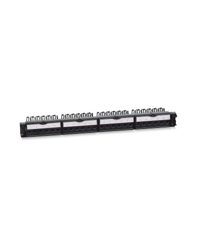 PL-24-KJ-RJ45-Cat.6-180T (11831c): Патч-панель 19" (1U), 24 порта RJ-45, категория 6, с задним кабельным организатором в Омске