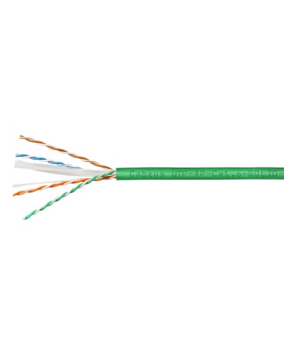 UTP-4P-Cat.6-SOLID-LSLTx-GN-100 (11139c-5). Кабель «витая пара» (LAN) для структурированных систем связи. CABEUS в Омске