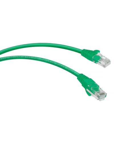 PC-UTP-RJ45-Cat.5e-0.15m-GN-LSZH (9502c), зелёный. Патч-корд медный. CABEUS в Омске