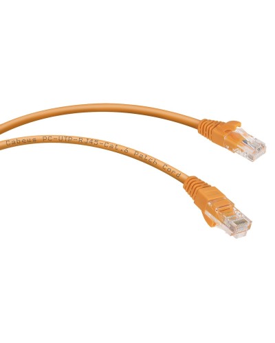 PC-UTP-RJ45-Cat.6-0.3m-OR (8696c), оранжевый. Патч-корд медный. CABEUS в Омске