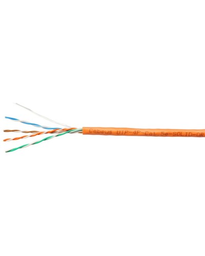 UTP-4P-Cat.5e-SOLID-OR-100 (7253c-5). Кабель «витая пара» (LAN) для структурированных систем связи. CABEUS в Омске