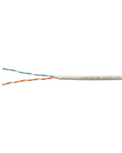 UTP-2P-Cat.5e-SOLID-LSZH-GY-500 (11213c). Кабель «витая пара» (LAN) для структурированных систем связи. CABEUS в Омске