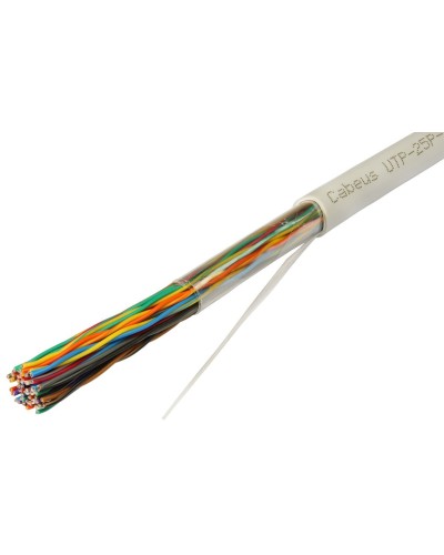 UTP-25P-Cat.5-IN (7281c). Кабель «витая пара» (LAN) для структурированных систем связи. CABEUS в Омске