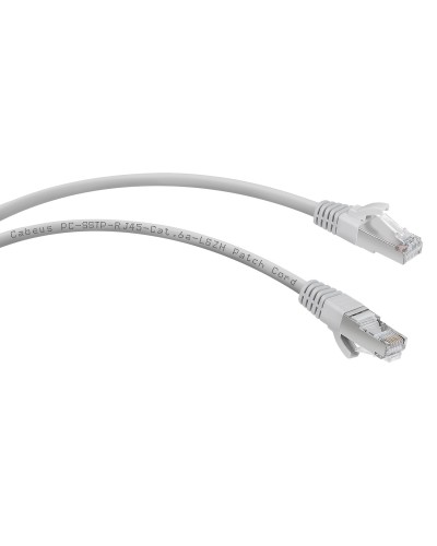 PC-SSTP-RJ45-Cat.6a-0.5m-LSZH (7900c), серый. Патч-корд медный. CABEUS в Омске