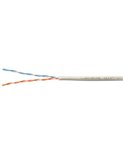 UTP-2P-Cat.5e-SOLID-GY-500 (11212c). Кабель «витая пара» (LAN) для структурированных систем связи. CABEUS в Омске