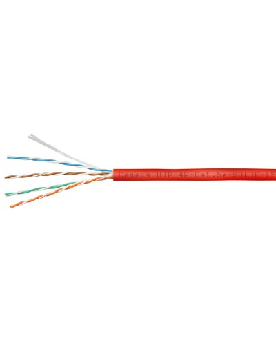 UTP-4P-Cat.5e-SOLID-LSZH-RD (9778c). Кабель «витая пара» (LAN) для структурированных систем связи. CABEUS в Омске