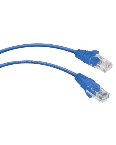 PC-UTP-RJ45-Cat.5e-1m-BL (7460c), синий. Патч-корд медный. CABEUS в Омске