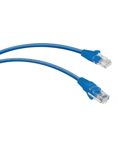 PC-UTP-RJ45-Cat.5e-0.3m-BL-LSZH (9527c), синий. Патч-корд медный. CABEUS в Омске