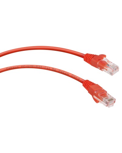 PC-UTP-RJ45-Cat.5e-0.15m-RD (8986c), красный. Патч-корд медный. CABEUS в Омске
