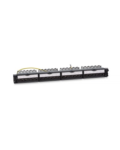 PL-24-KJ-RJ45-Cat.6-SH-180T (11833c): Патч-панель 19" (1U), 24 порта RJ-45, категория 6, полностью экранированная в Омске