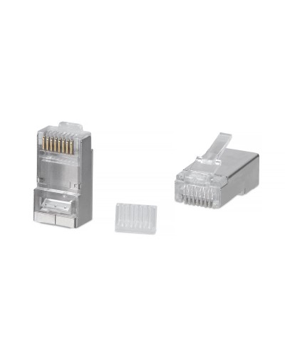 8P8C-SH-C6-TWP (100 шт) (7779c). Разъем RJ-45. CABEUS в Омске