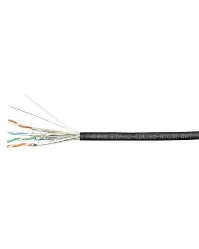 STP-4P-Cat.6a-SOLID-OUT-LSZH-UV (7198c). Кабель «витая пара» (LAN) для структурированных систем связи. CABEUS в Омске