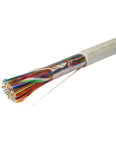 UTP-100P-Cat.3-IN (7284c). Кабель «витая пара» (LAN) для структурированных систем связи. CABEUS в Омске