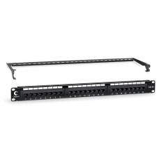 PL-24-Cat.6a-Dual (7651c). Патч-панель 19. CABEUS