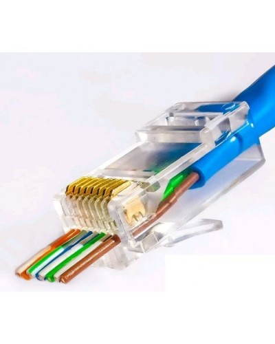 8P8C-C6-FC (100 шт) (10795c). Разъем RJ-45. CABEUS в Омске