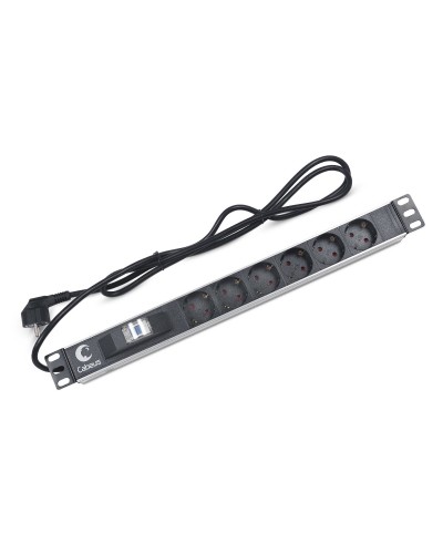 PDU-6P-B-2EU (7292c). Блок розеток 19. CABEUS в Омске