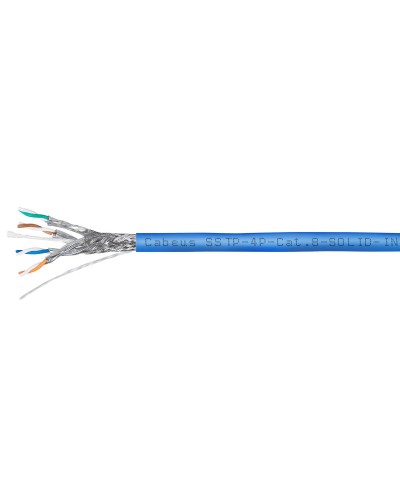 SSTP-4P-Cat.8-SOLID-IN-LSZH-BL (7750c). Кабель «витая пара» (LAN) для структурированных систем связи. CABEUS в Омске