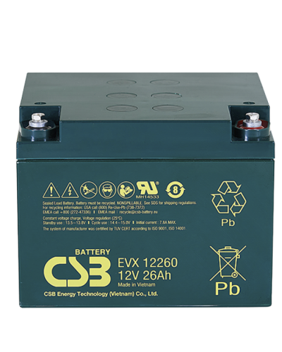 CSB EVX 12260. Аккумулятор герметичный свинцово-кислотный. CSB в Омске