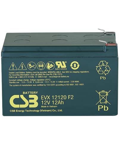 CSB EVX 12120. Аккумулятор герметичный свинцово-кислотный. CSB в Омске