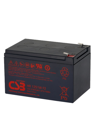 CSB HR 1251W. Аккумулятор герметичный свинцово-кислотный. CSB в Омске