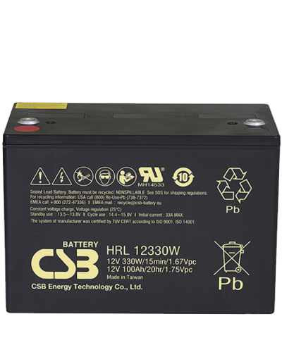 CSB HRL 12330W FR. Аккумулятор герметичный свинцово-кислотный. CSB в Омске