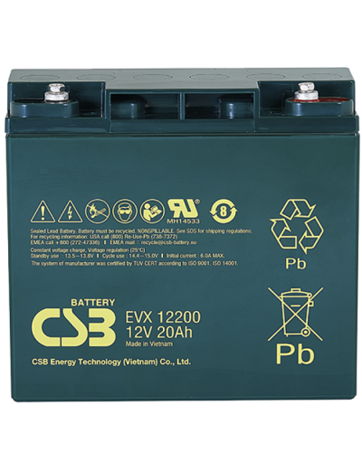 CSB EVX 12200. Аккумулятор герметичный свинцово-кислотный. CSB в Омске