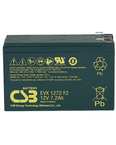 CSB EVX 1272. Аккумулятор герметичный свинцово-кислотный. CSB в Омске