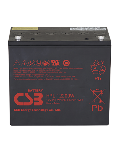 CSB HRL 12200W. Аккумулятор герметичный свинцово-кислотный. CSB в Омске