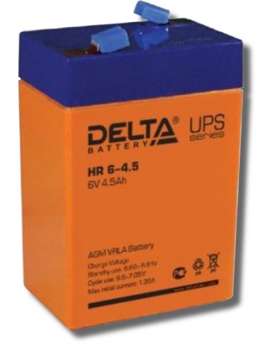 Delta HR 6-4.5. Аккумулятор герметичный свинцово-кислотный. Delta в Омске