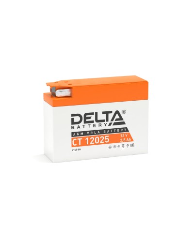 Delta CT 12025. Аккумулятор герметичный свинцово-кислотный стартерный. Delta в Омске