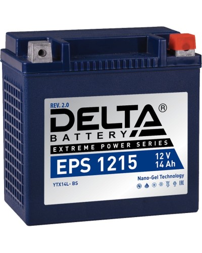 Delta EPS 1215. Аккумулятор герметичный свинцово-кислотный стартерный. Delta в Омске