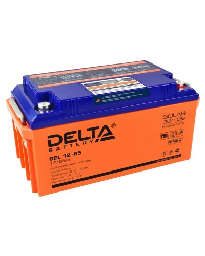 Delta GEL 12-65. Аккумулятор герметичный свинцово-кислотный. Delta в Омске