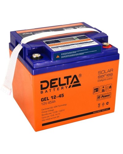 Delta GEL 12-45. Аккумулятор герметичный свинцово-кислотный. Delta в Омске