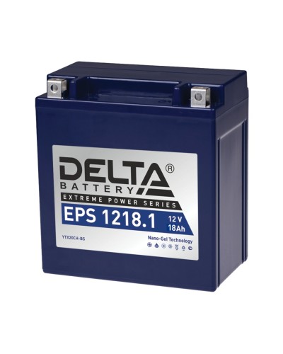 Delta EPS 1218.1. Аккумулятор герметичный свинцово-кислотный стартерный. Delta в Омске