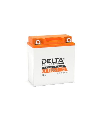Delta CT 1205.1. Аккумулятор герметичный свинцово-кислотный стартерный. Delta в Омске