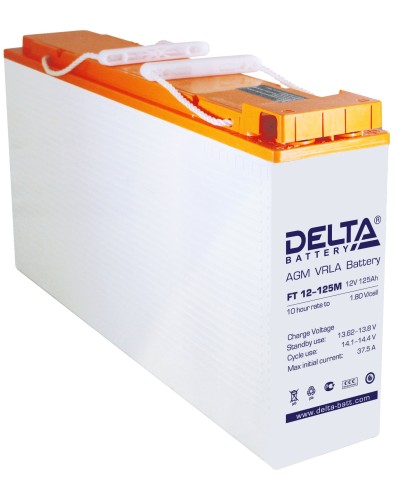 Delta FT 12-125 M. Аккумулятор герметичный свинцово-кислотный. Delta в Омске
