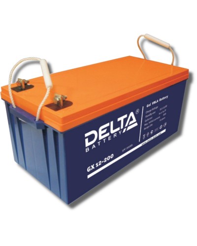 Delta GX 12-200. Аккумулятор герметичный свинцово-кислотный. Delta в Омске