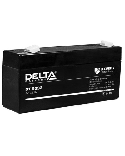 Delta DT 6033 (125мм). Аккумулятор герметичный свинцово-кислотный. Delta в Омске