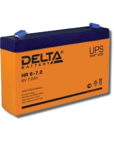 Delta HR 6-7.2. Аккумулятор герметичный свинцово-кислотный. Delta в Омске