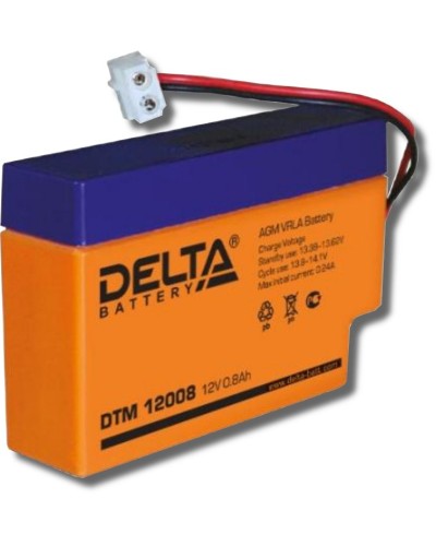Delta DTM 12008. Аккумулятор герметичный свинцово-кислотный. Delta в Омске