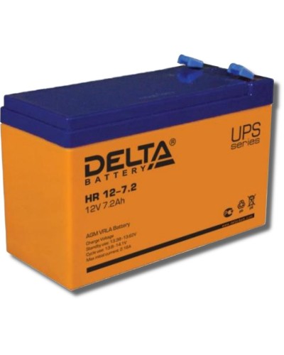 Delta HR 12-7.2. Аккумулятор герметичный свинцово-кислотный. Delta в Омске